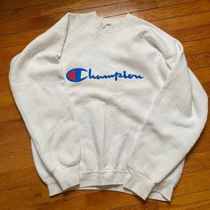 Vintage Champion Crewneck Bootleg Distressed 90s